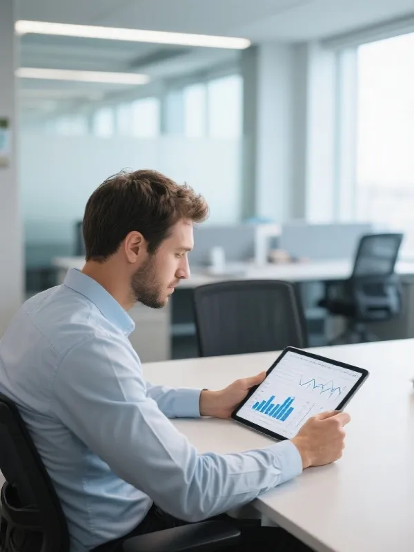 User analyzing data